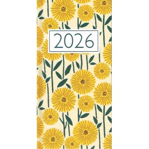 Church Pocket Book And Diary In Sunflower Cover 2026